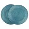 14" Beaded Placemats, Round Placemats, Charger Table Mats, Turquoise